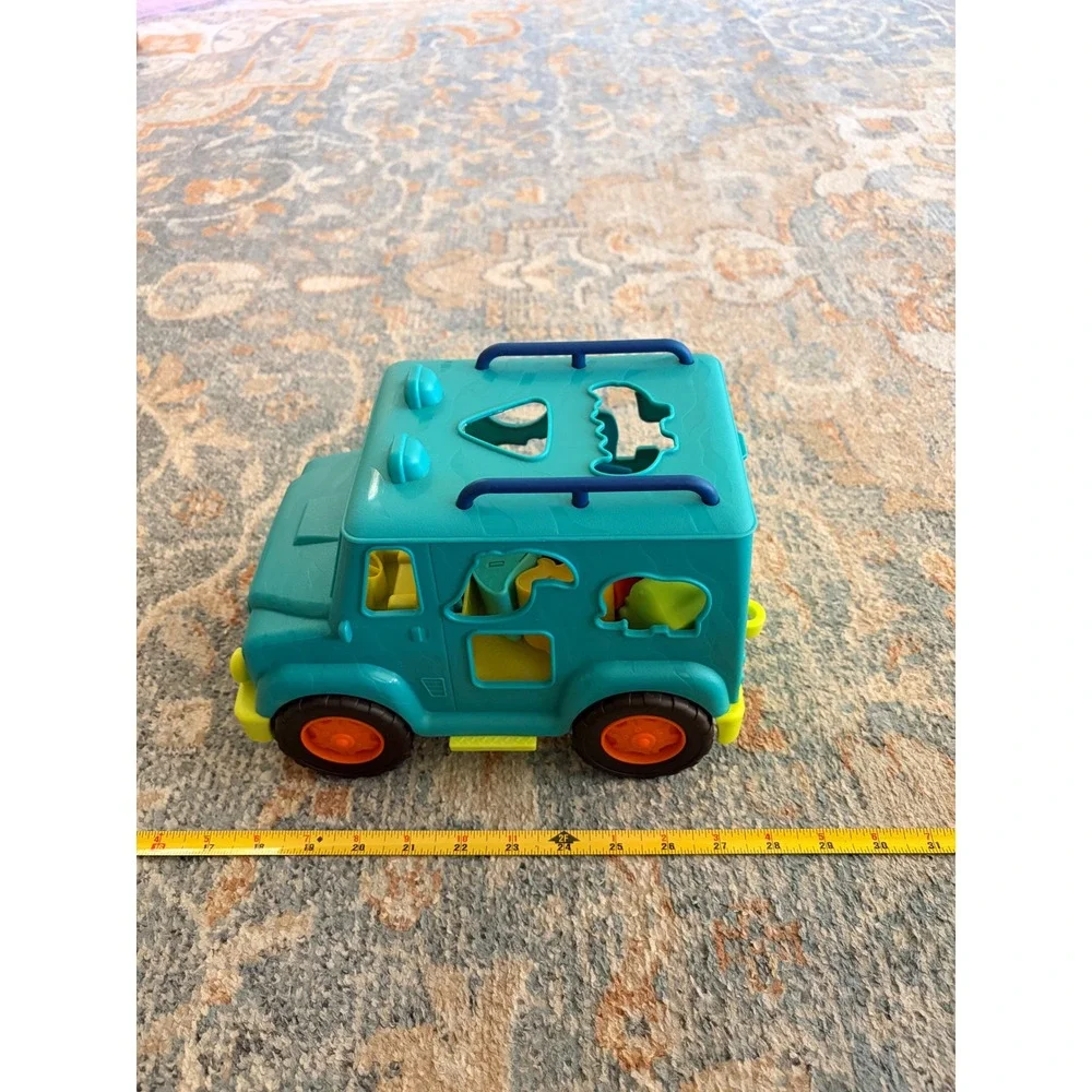 B. toys Happy‎ Cruisers Rollin' Animal Rescue Shape Sorter Truck Toddler Toy